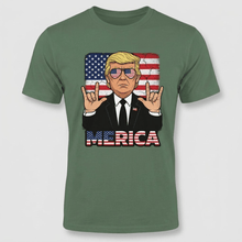 Load image into Gallery viewer, Trump Merica Patriot Tee
