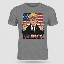 Load image into Gallery viewer, Trump Merica Patriot Tee
