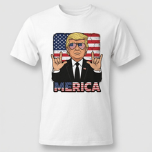 Load image into Gallery viewer, Trump Merica Patriot Tee
