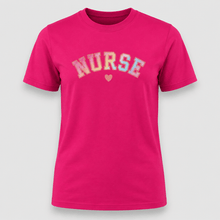 Load image into Gallery viewer, Pastel Varsity Nurse Graphic T-Shirt
