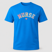 Load image into Gallery viewer, Pastel Varsity Nurse Graphic T-Shirt
