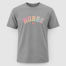 Load image into Gallery viewer, Pastel Varsity Nurse Graphic T-Shirt
