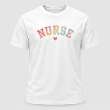 Load image into Gallery viewer, Pastel Varsity Nurse Graphic T-Shirt
