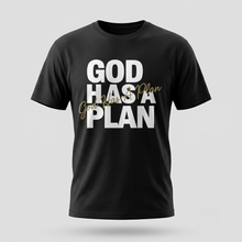 Load image into Gallery viewer, God Has a Plan Christian Faith T-Shirt
