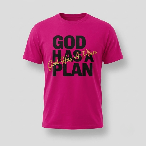God Has a Plan Christian Faith T-Shirt