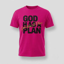 Load image into Gallery viewer, God Has a Plan Christian Faith T-Shirt
