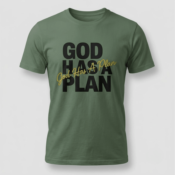 God Has a Plan Christian Faith T-Shirt