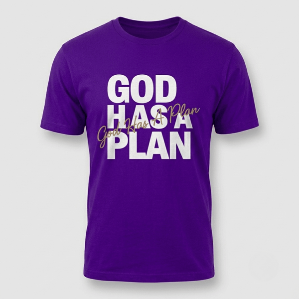 God Has a Plan Christian Faith T-Shirt