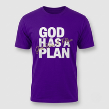 Load image into Gallery viewer, God Has a Plan Christian Faith T-Shirt
