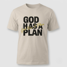 Load image into Gallery viewer, God Has a Plan Christian Faith T-Shirt
